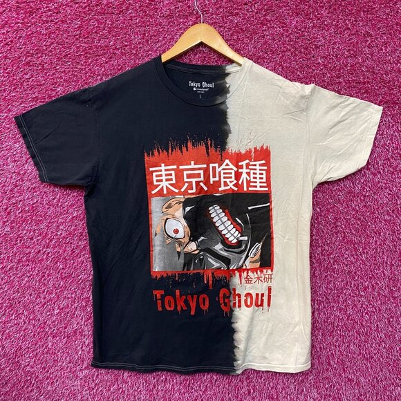 Tokyo Ghoul Ken Kaneki Anime Crunchyroll Split Dye L - Picture 1 of 4